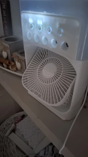 New 3 In 1 Fan AIr Conditioner Household Small Air Cooler LED Night Light Portable Humidifier Air Adjustment Fan Office Home Fan - Image 38
