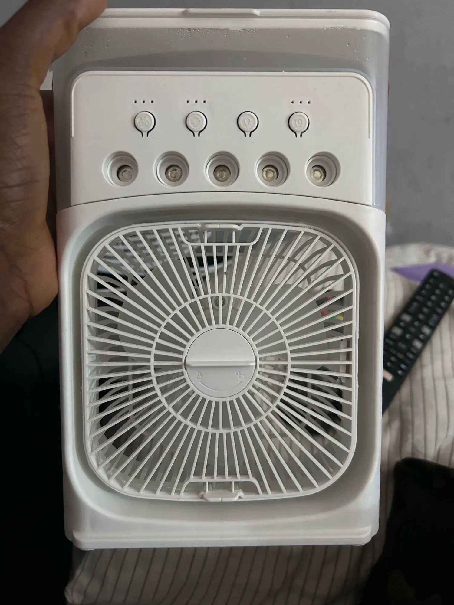 New 3 In 1 Fan AIr Conditioner Household Small Air Cooler LED Night Light Portable Humidifier Air Adjustment Fan Office Home Fan - Image 31