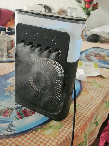 New 3 In 1 Fan AIr Conditioner Household Small Air Cooler LED Night Light Portable Humidifier Air Adjustment Fan Office Home Fan - Image 50
