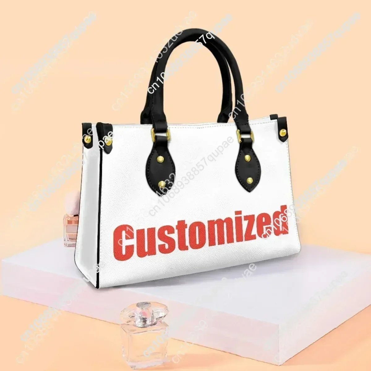 Hot Rapper N-Nicki Minaj Tote Bag Purse Womens Mens Personalized Text Image PU Leather Handbag Business Shopping Gift Bags - Image 4