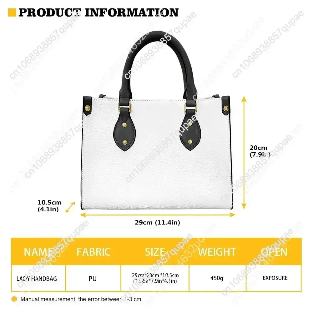 Hot Rapper N-Nicki Minaj Tote Bag Purse Womens Mens Personalized Text Image PU Leather Handbag Business Shopping Gift Bags - Image 5