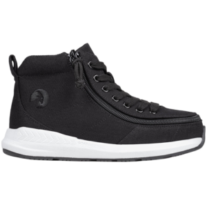 Billy Footwear (Kids) - High Top Goat Black Canvas Shoes - View 1
