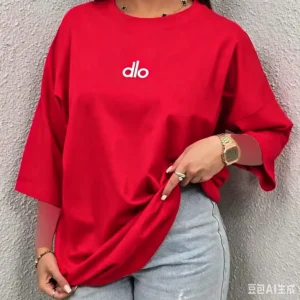 Women's Casual T-Shirt Cherry Blossom And Birds Graphic Soft Comfortable Breathable Summer