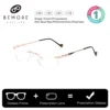 Unisex Ultra-Light Rimless Titanium-Alloy Optical Reading Glasses