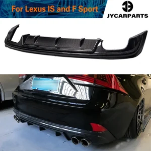 Rear Bumper Diffuser Lip Spoiler Guard for Lexus IS 200 250 300 and F Sport Sedan 2013 - 2016