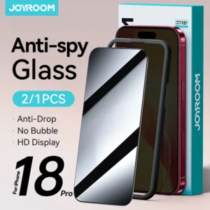 Joyroom 1/2PCS For iPhone 18 Pro Max Anti-Spy Glass Privacy Screen Protector Glass For iPhone