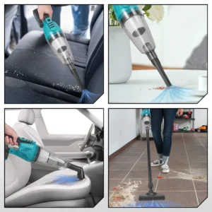 YOFIDRA 1500W 12KPA Electric Cordless Vacuum Cleaner Portable 2IN1 Household Car Cleaning