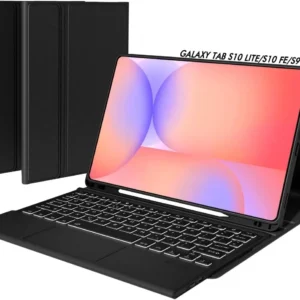 Doohoeek Keyboard Case for Samsung Galaxy Tab S10 Lite 10.9" / S10 FE / S9 FE / S9 11",