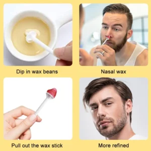 Portable Nose Wax Kit 50g-1005g for Men and Women Nail Waxing Hair Removal Wax Kit Nail Wax