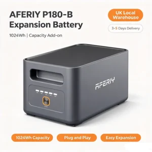 AFERIY P180-B 1024Wh Expansion Battery | Extra Capacity Pack for P180 PRO Power Station, UK