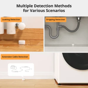 SONOFF SNZB-05P Zigbee 3.0 Water Leak Sensor Leaking and Dripping Detection Real-time Alerts