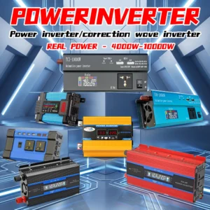 6000W Solar Inverter Kit Complete Power Generation 600W Solar Panel 110V/220V System 12V Solar
