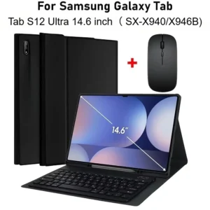 For Samsung Galaxy Tab S12 Ultra 14.6 " SM-X940/X946B 12inch Keyboard Tablet Case Luxury PU