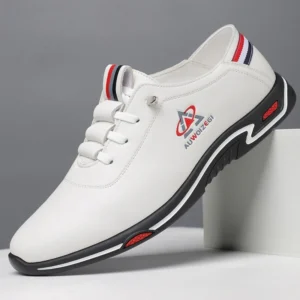 Large Size Breathable Men Casual Leather Shoes Versatile Wear-Resistant Comfortable Men's