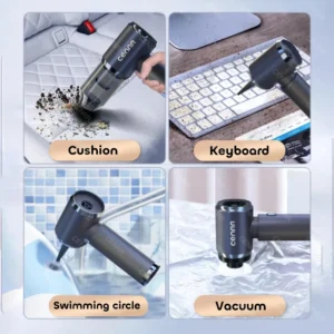 CENRR 210000PA Mini Car Vacuum Cleaner Wireless Powerful Vacuum Car Cleaner Handheld Portable