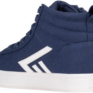 Billy Footwear (Kids) - High Top Navy/White CS Canvas Shoes - View 2